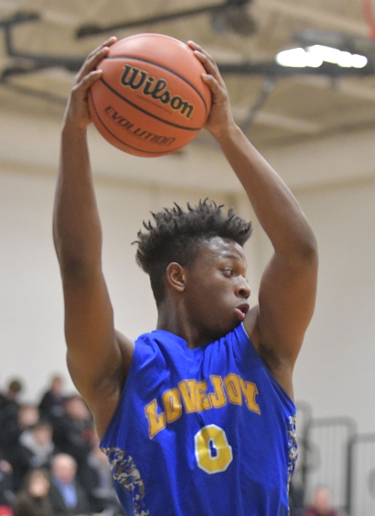 Marissa vs Lovejoy in a Class 1A boys regional basketball game
